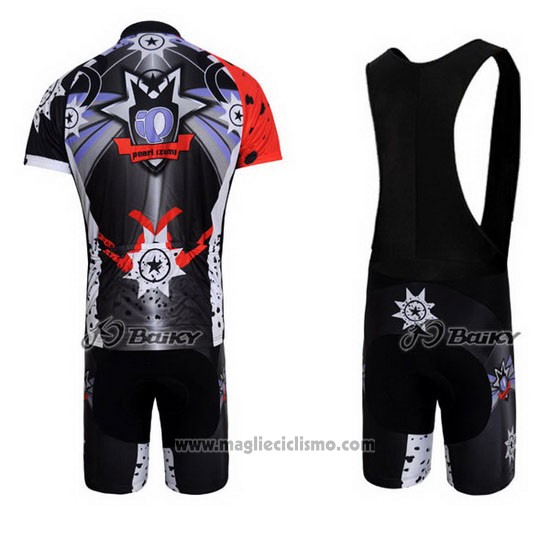 2010 Abbigliamento Ciclismo Pearl Izumi Nero e Blu Manica Corta e Salopette